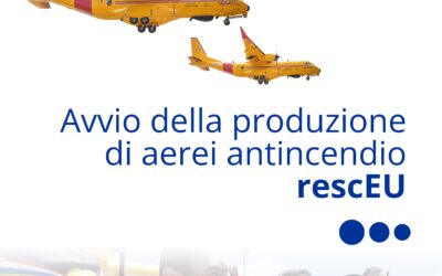 Avvio della produzione di aerei antincendio rescEU